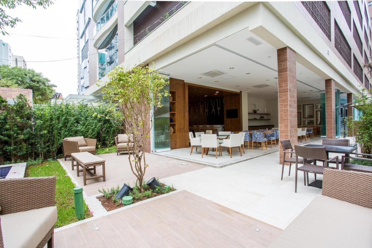 Estanconfor Santos Com Vista Mar 6 Ac Garagem Alto 17º Andar Apartment Ngoại thất bức ảnh